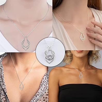 Ring Holder Necklace - Modern Wedding Ring Keeper | Close to the Heart